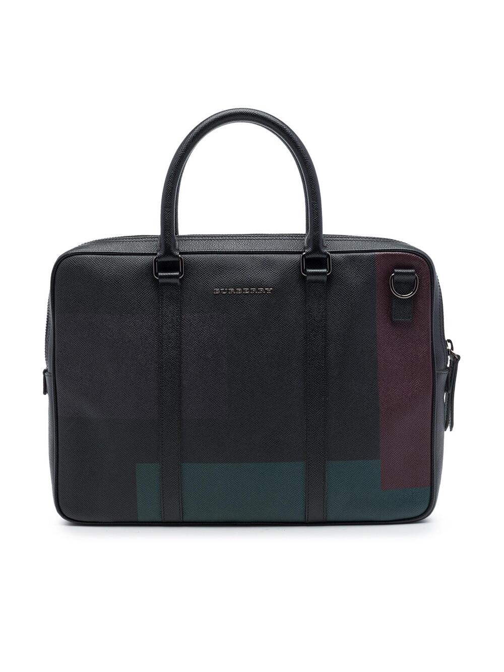 Burberry Grained Calfskin Colorblock #374440B47B